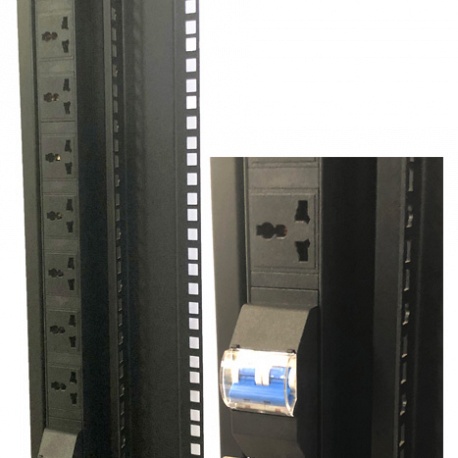 PDU C13 6 Outlets, PCE plug, MCB 32A